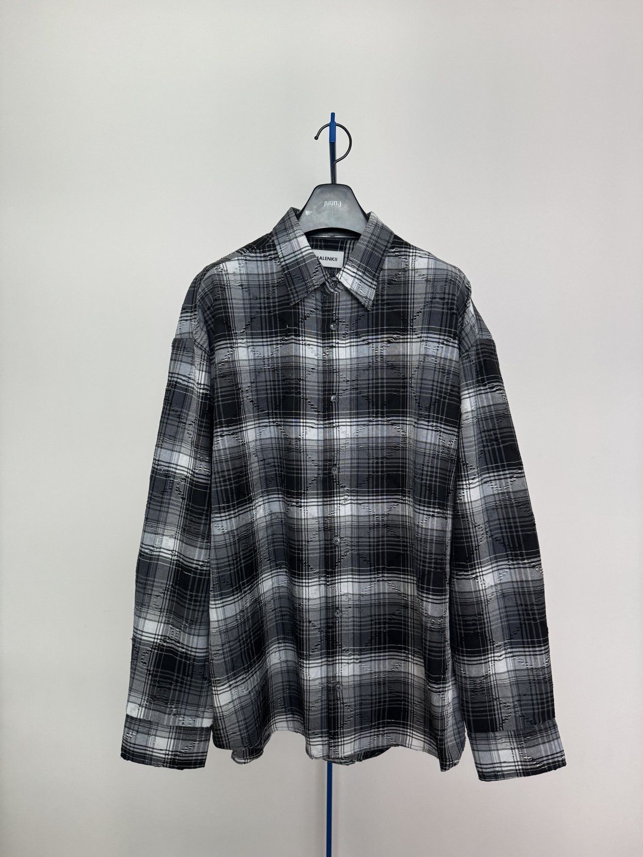 格仔長袖恤衫 MALENKII-169S