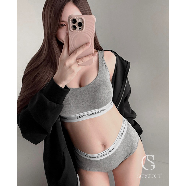 G1768 現貨「PE運動內衣褲組」