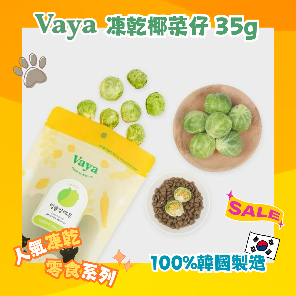 韓國 Vaya 凍乾椰菜仔 35g