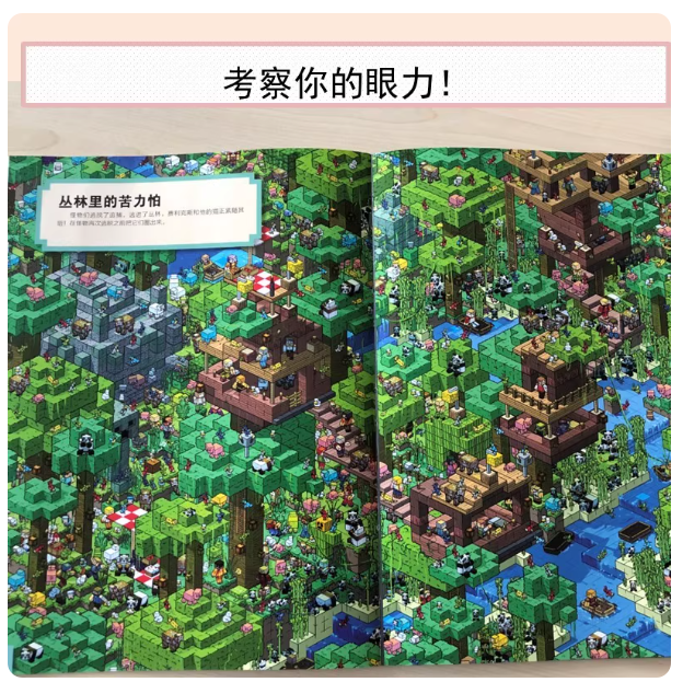 我的世界书抓住怪物 专注力训练游戏书