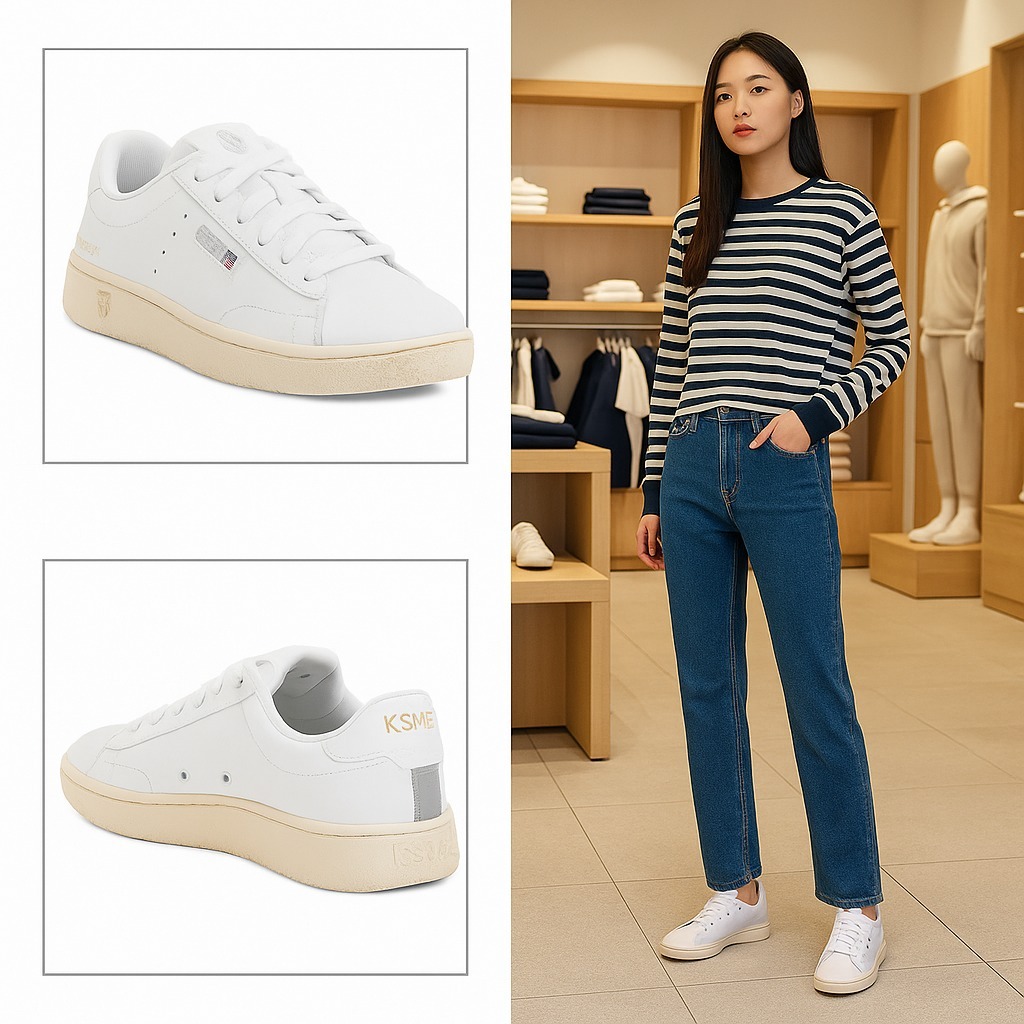 【預購】K SWISS Leather Slammklub Cc G081904 女裝鞋