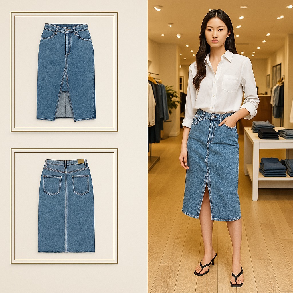 【預購】VELVET HEART Denim G081906 女裝牛仔半身裙