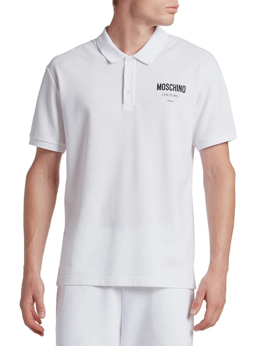 【預購】MOSCHINO Made In Portugal Logo G081911 男裝polo短袖