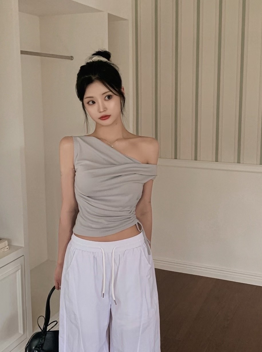 ♥︎2Way抽繩Draped Top