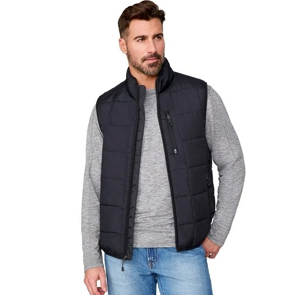 【預購】Free Country G081956 男裝Quilted拉鏈背心外套