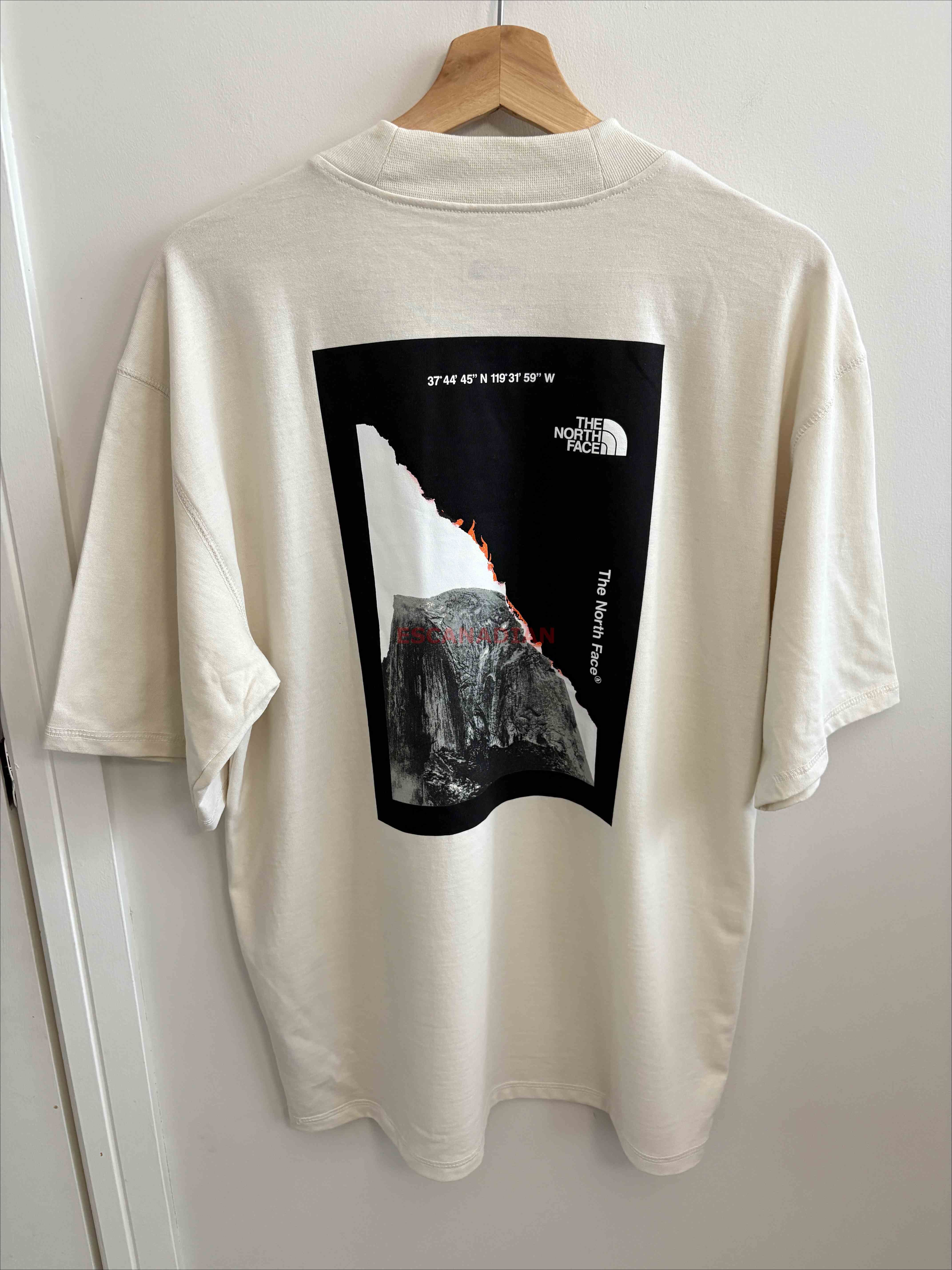 THE NORTH FACE 男大人 AXYS 小厚磅 落肩寬版 正反圖案 短TEE