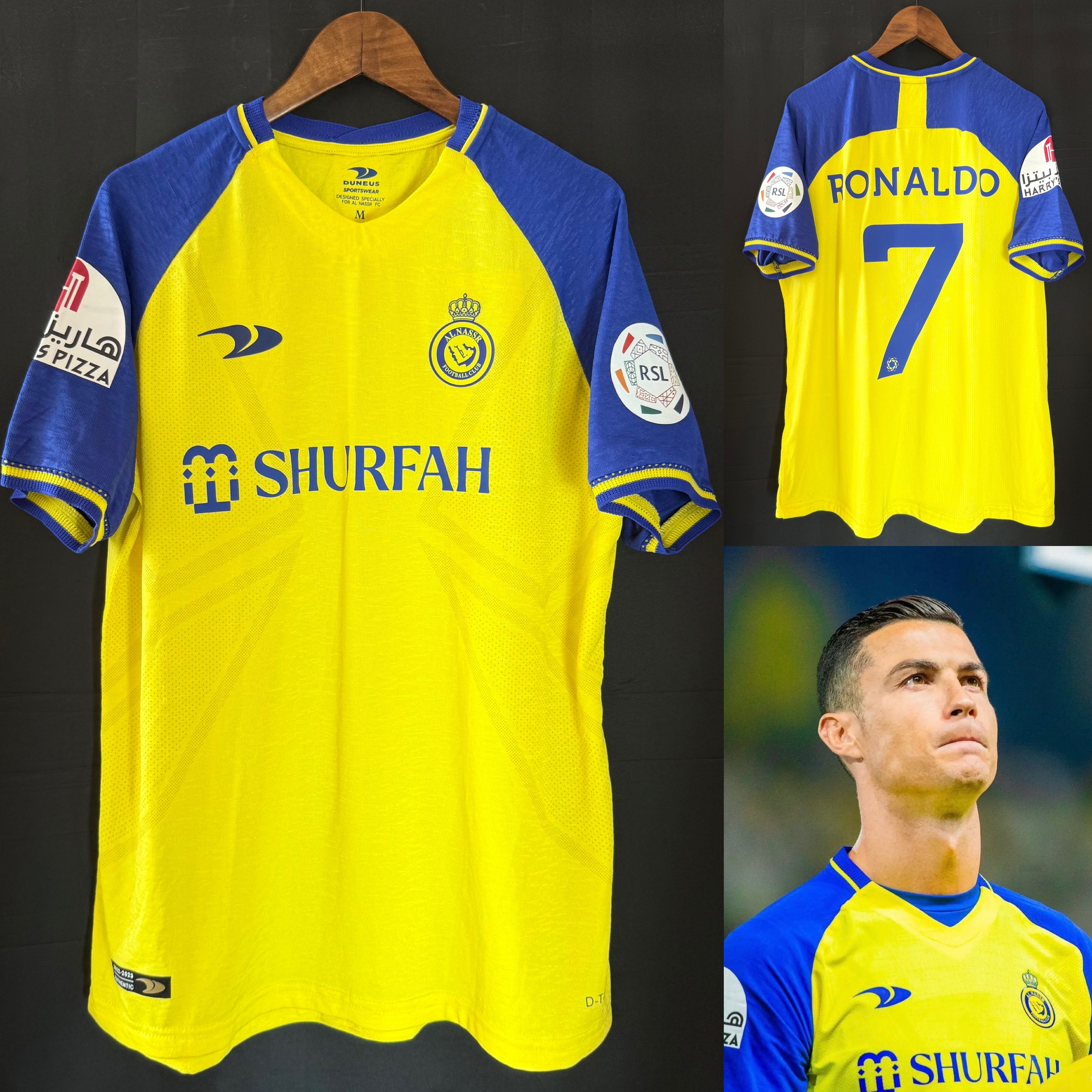 (球員版) 艾納斯 2023 沙特聯 DUNEUS 主場球員版球衣 #7 RONALDO