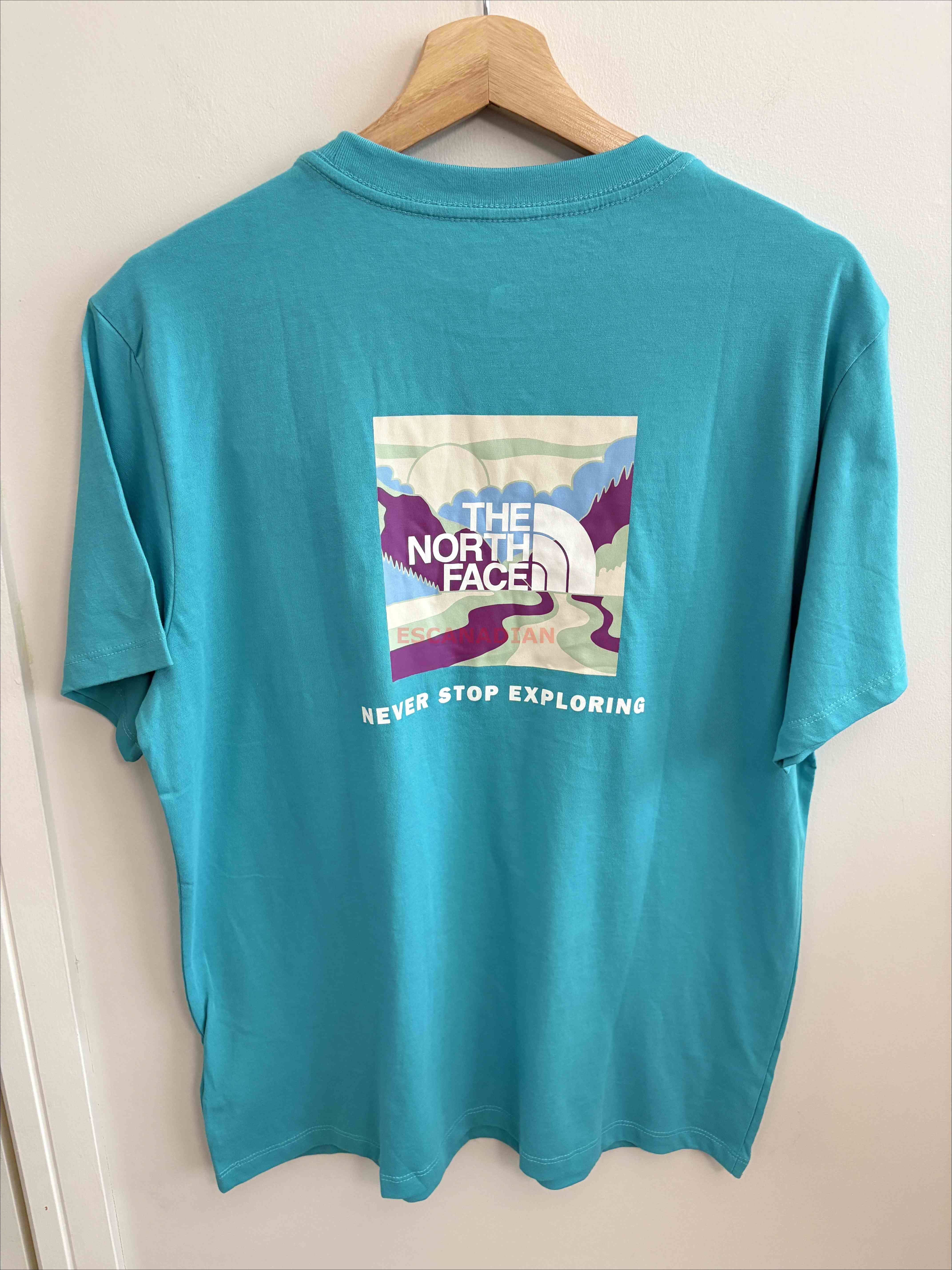 THE NORTH FACE 女大人 造型BOX 正反圖 短TEE