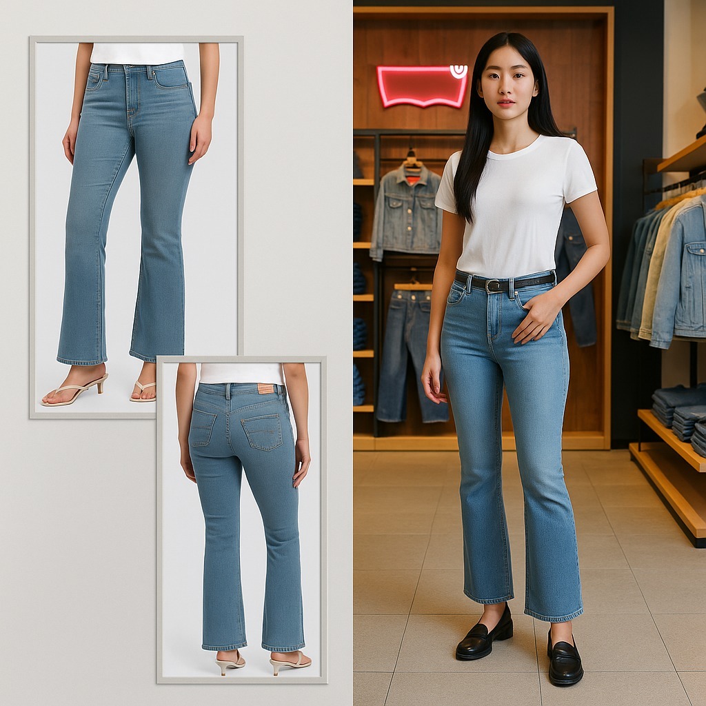 【預購】LEVIS Western Flare Camp G081916 女裝牛仔微喇叭褲
