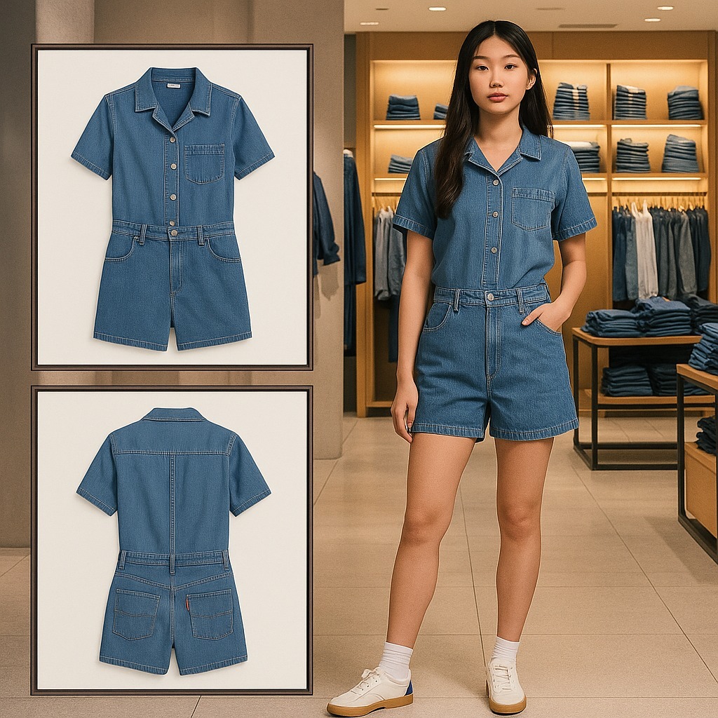 【預購】LEVIS Heritage Romper Play Day G081917 女裝連身褲