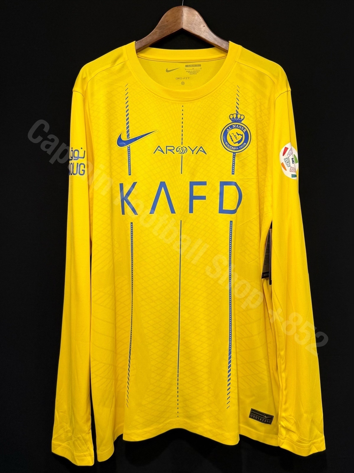 (Player Issue) Al Nassr 2023-2024 Nike L/S Home Player Issue Shirt #7 RONALDO
