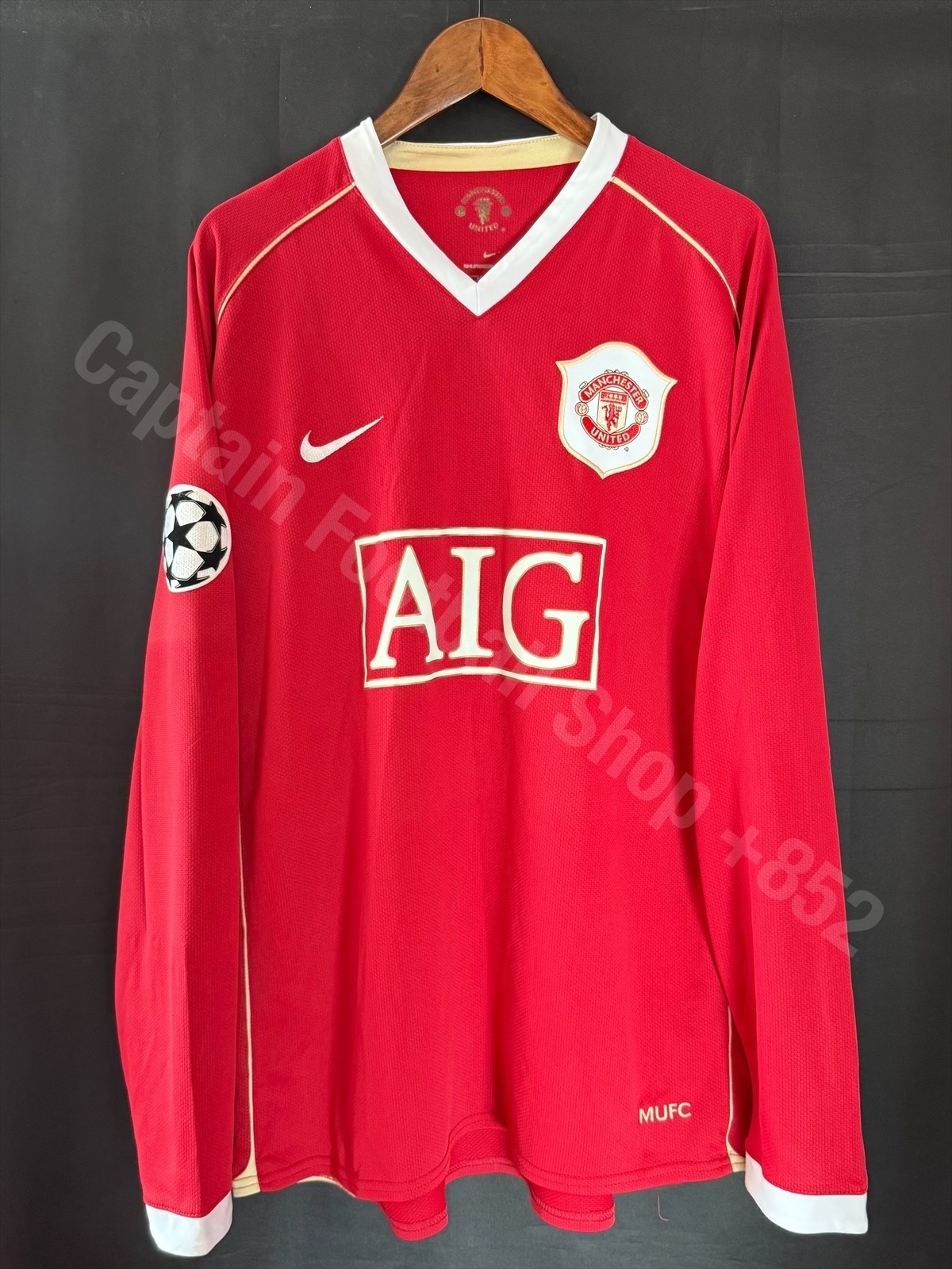 曼聯 2006-2007 Nike 主場長袖球衣 #7 RONALDO