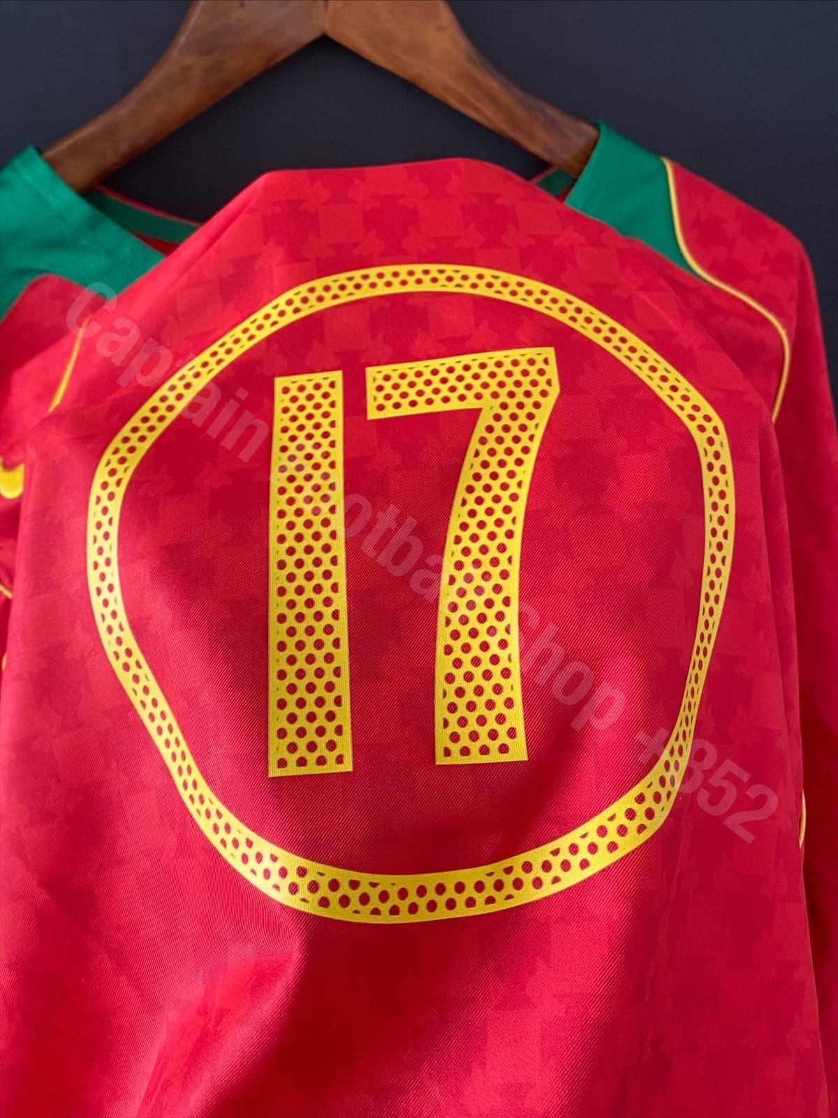 Portugal 2004 Nike Home Shirt #17 C RONALDO