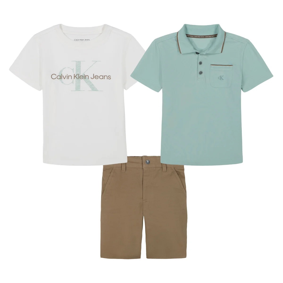 【現貨】Calvin Klein G081962 男童夏日3件組