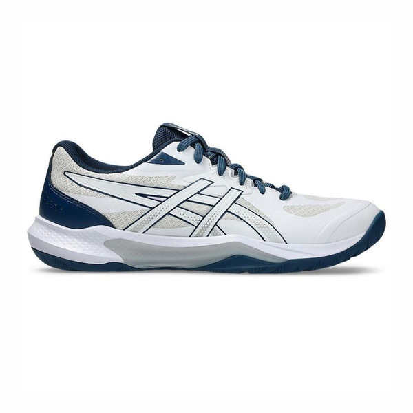 Asics GEL-Tactic 13 1071A114-101 男 排球鞋 羽球鞋 穩定 包覆 回彈 白 藍