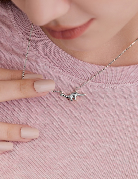 簡約質感恐龍項鍊