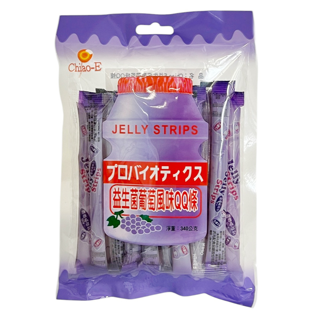 巧益 益生菌 QQ條 340g 葡萄/原味/草莓
