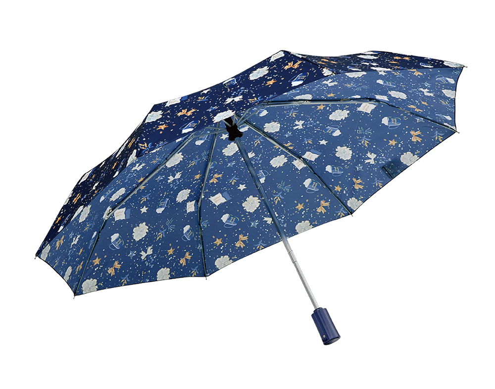 【RAINSTORY】Starry Life抗UV個人自動傘(藍)