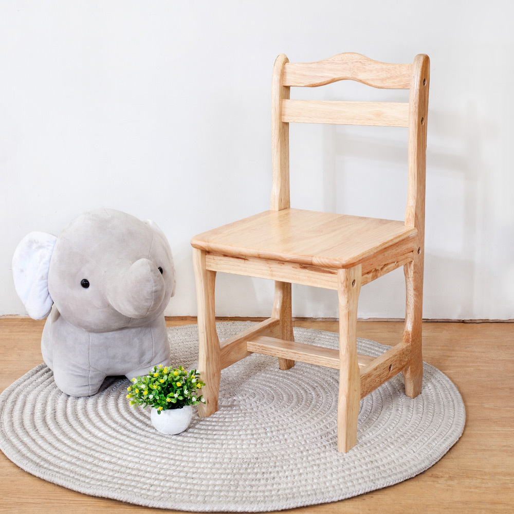 泰迪全實木遊戲椅/椅凳/矮凳(四入組合)-DIY