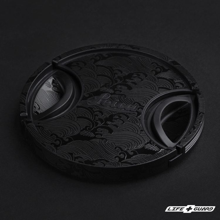 LIFE+GUARD 鏡頭蓋貼膜安裝示意，適用Leica APO-SUMMICRON-SL 90mm F2 ASPH