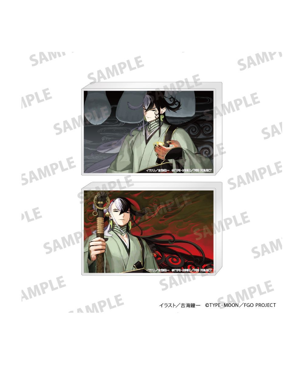 預購-「Fate/Grand Order 英靈m傳承異聞 ～蘆屋道滿～ 」迷你壓克力飾牌套組【日本進口精品】