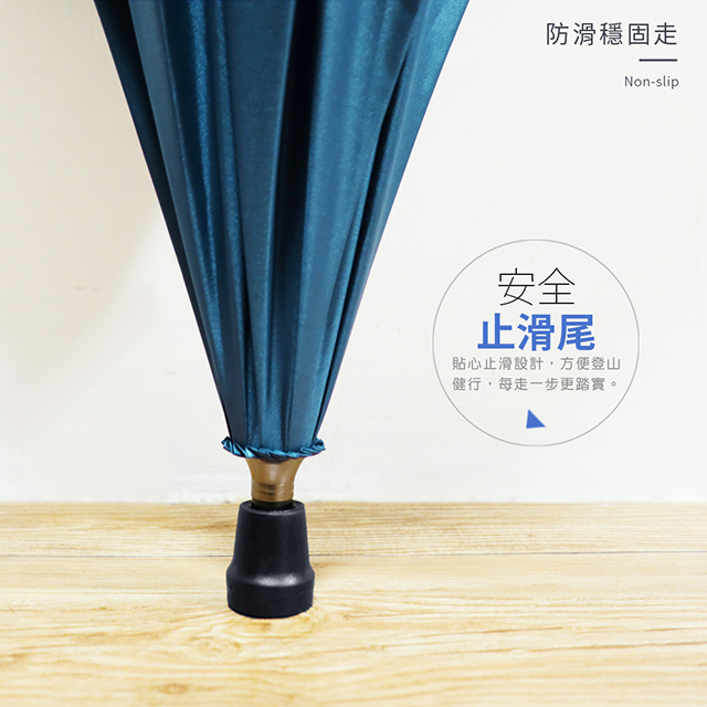 防滑穩固走non-slip。安全止滑尾貼心止滑設計，方便登山健行，每走一步更踏實。