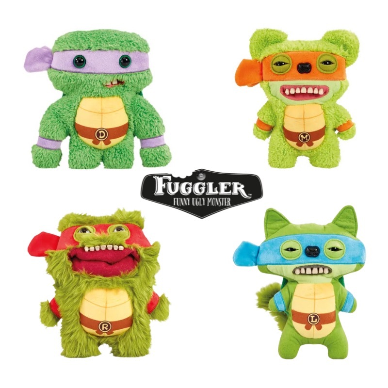 Fuggler x 忍者龜系列 （一套四款）多納太羅 米開朗基羅 拉斐爾 李奧納多