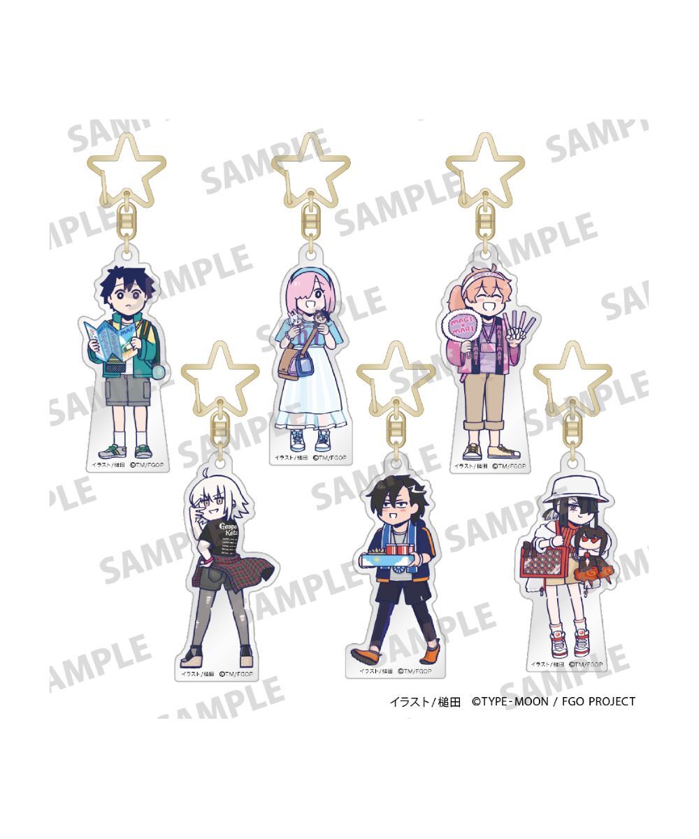 預購-「Fate／Grand Order 搞不懂的藤丸立香」 集換式壓克力鑰匙圈 BOX販售【日本進口精品】