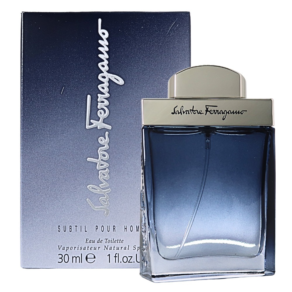 Salvatore Ferragamo Subtil 藍色經典男性淡香水 EDT 30ml