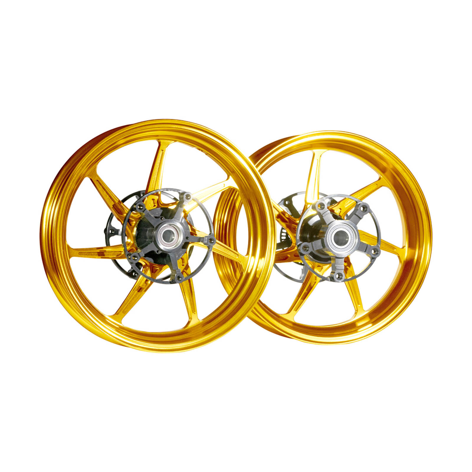 OVER│GP-TEN ホイール｜T-MAX530(17-21) TMAX560 OVER RACING オーヴァー GP-TEN ホイール ゴールド F3.50-15/R5.00-15