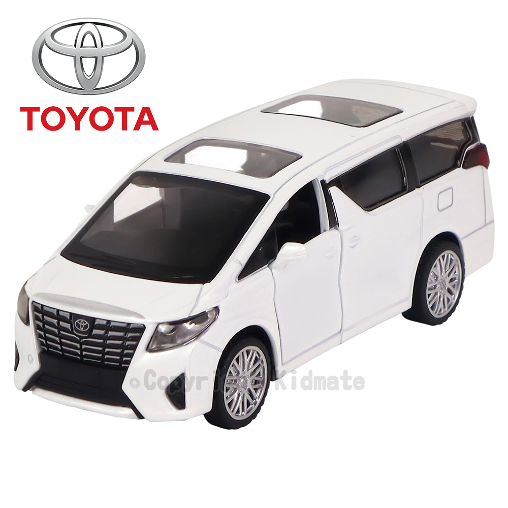 《 KIDMATE 》  1:43授權合金車(71)Toyota Alphard白
