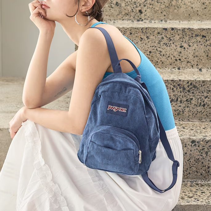 Jansport 迷你燈芯絨後背小包