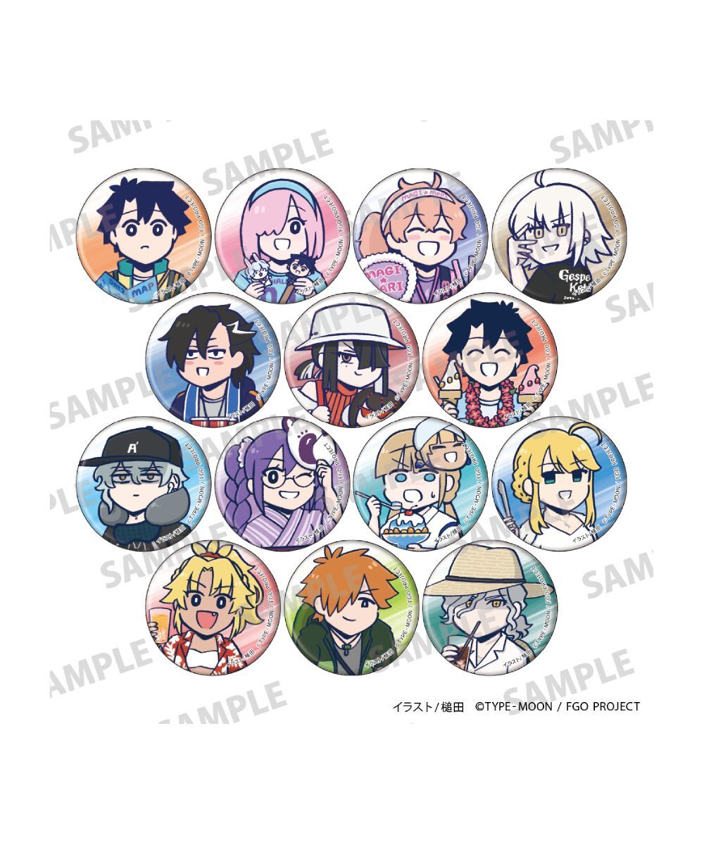 預購-「Fate／Grand Order 搞不懂的藤丸立香」 集換式徽章 BOX販售【日本進口精品】