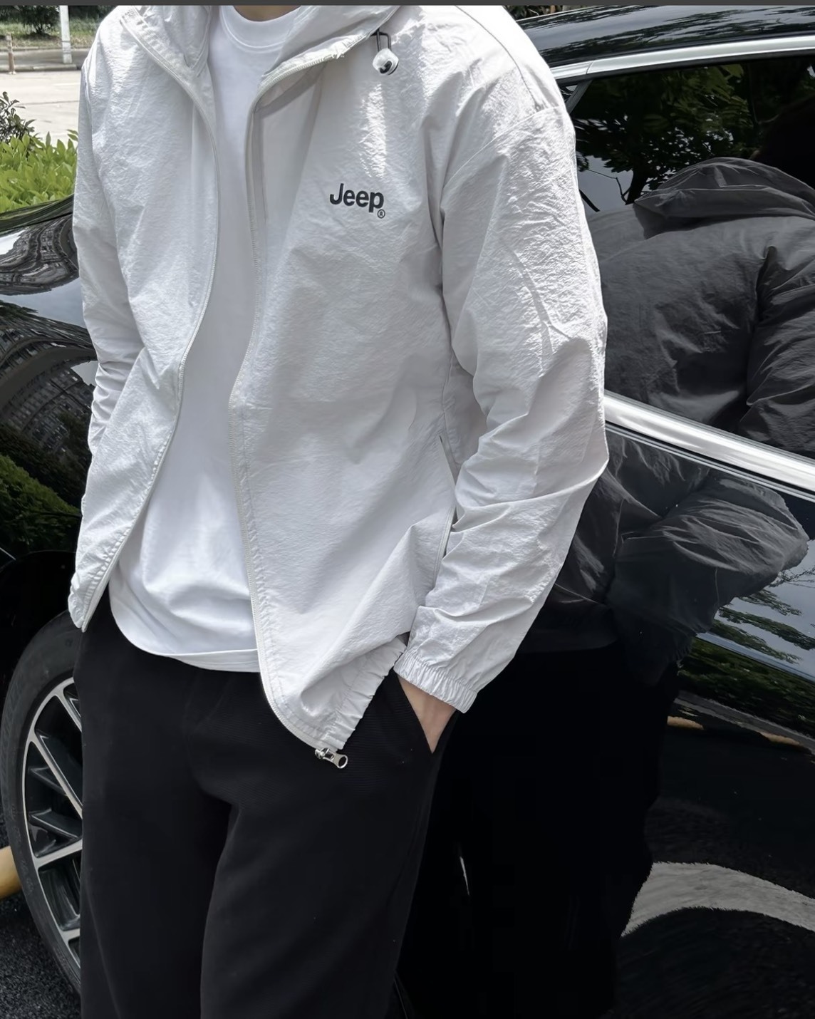 <有防曬係數!!> Jeep UPF50+ 薄款冰絲防曬外套