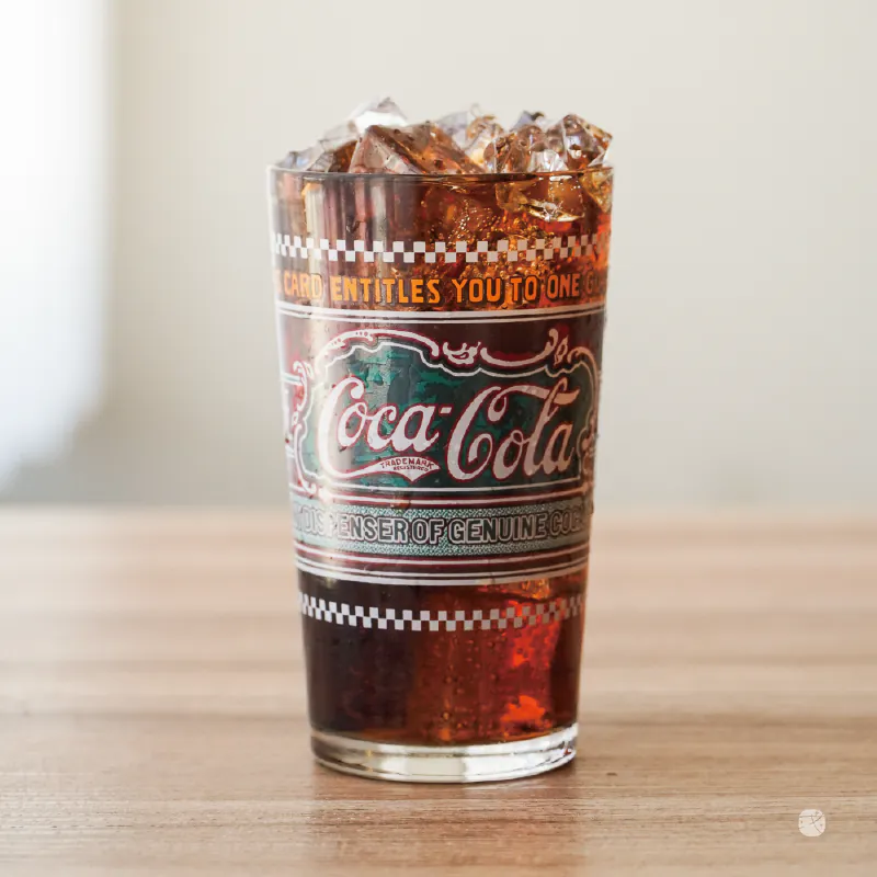 石塚硝子 Coca-Cola 可樂杯 復古 LOGO 印刷款 彩色復古圖案