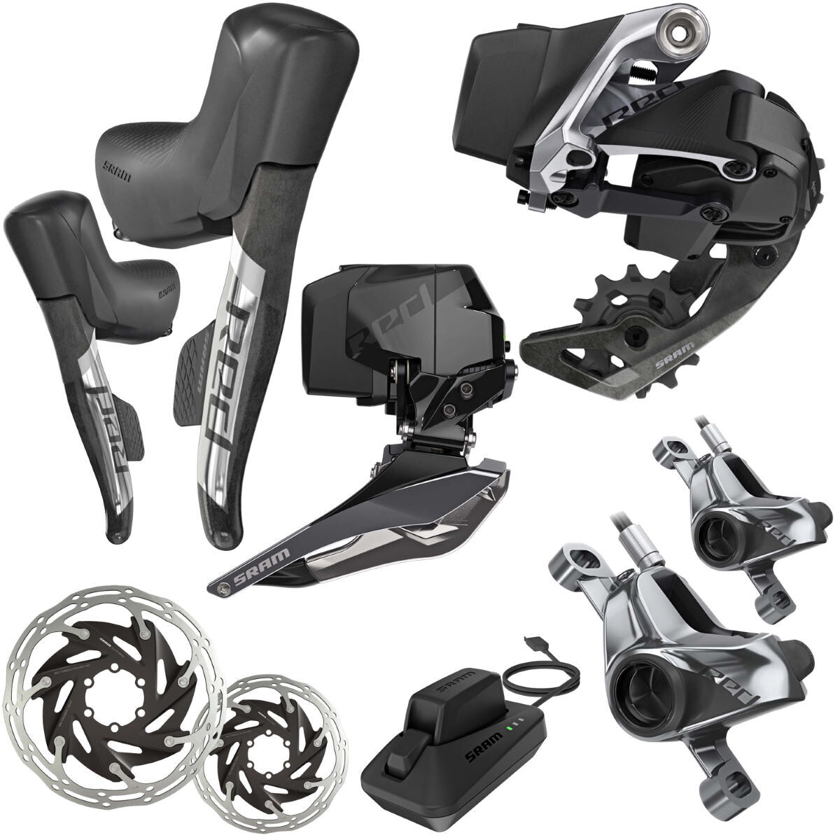 SRAM RED ETAP AXS 2X D1 ELECTRONIC HRD FM GROUP SET