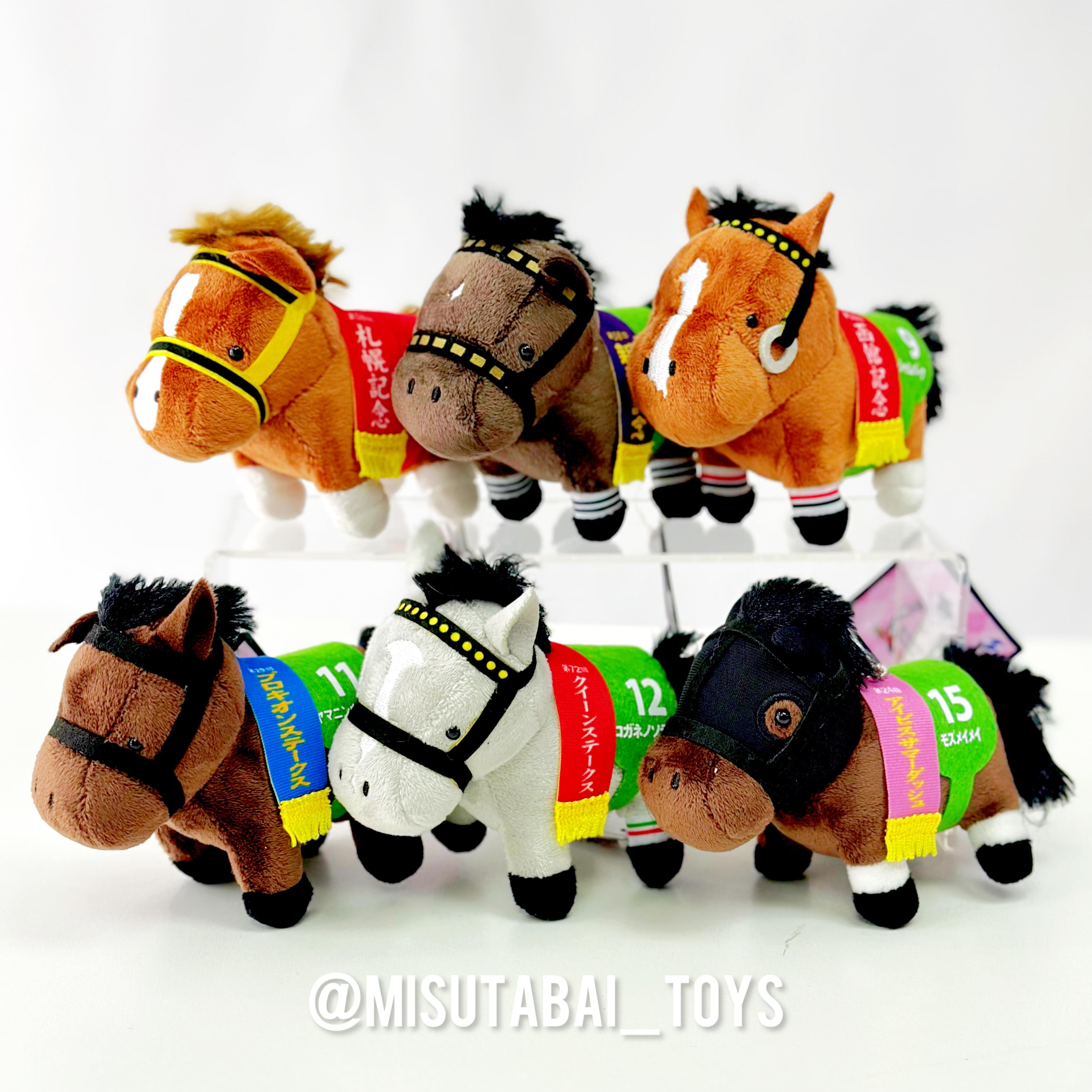 日本景品 日本賽馬純種系列掛件公仔
