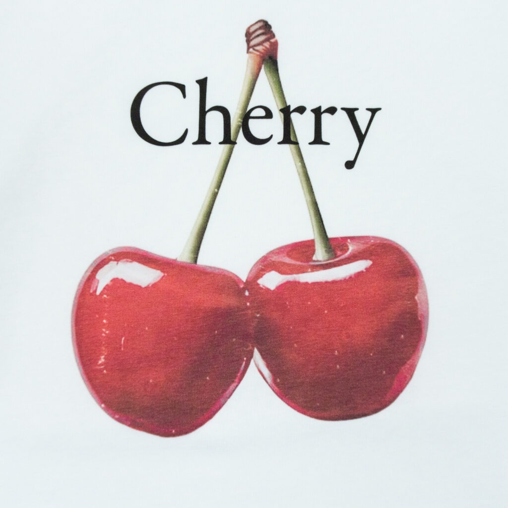 Cherry Tee – White