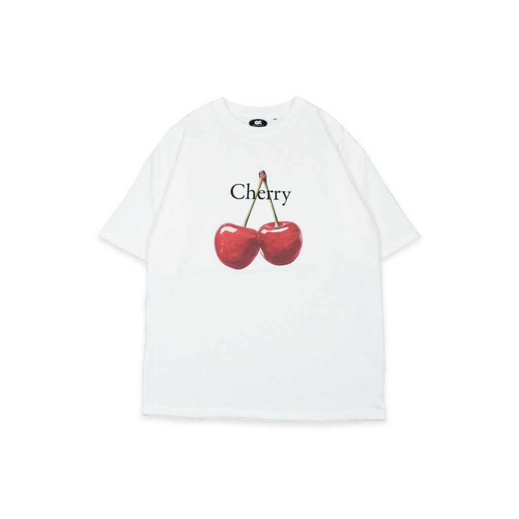 Cherry Tee – White