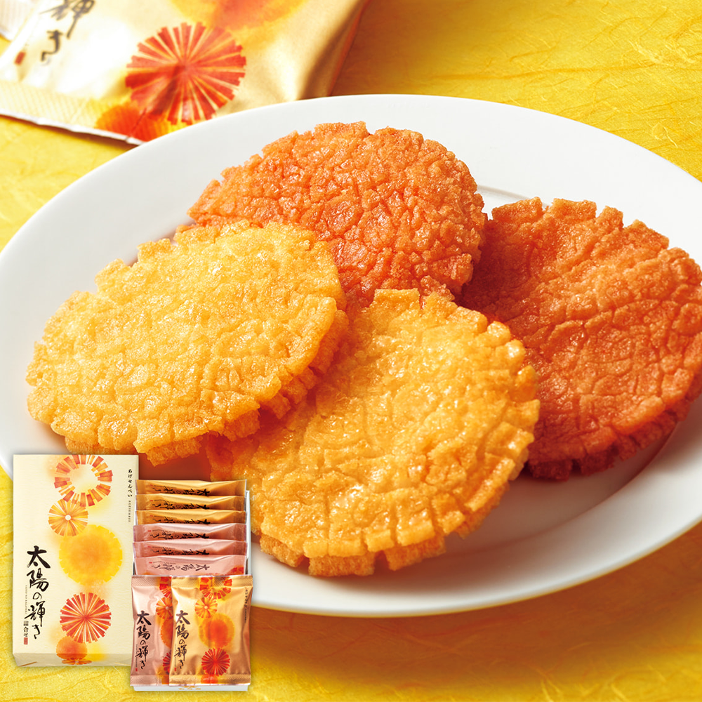 (預購商品 8/25收單) 預計9月底到貨 日本太陽の輝綜合仙貝禮盒 8入