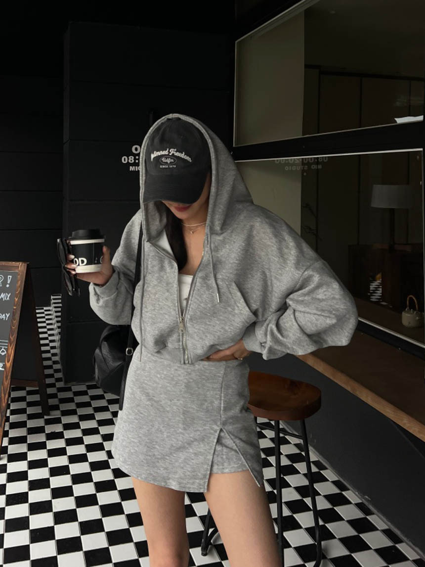 運動休閒裙子外套套裝*2色