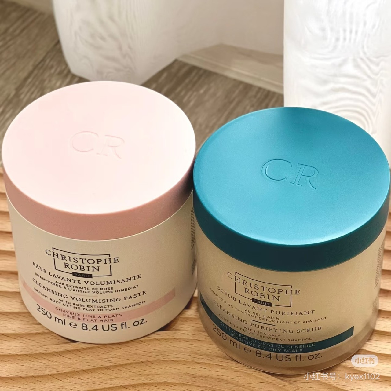 📦預購 Christophe Robin-海鹽舒緩頭皮潔淨霜 / 玫瑰豐盈淨化髮泥250ml