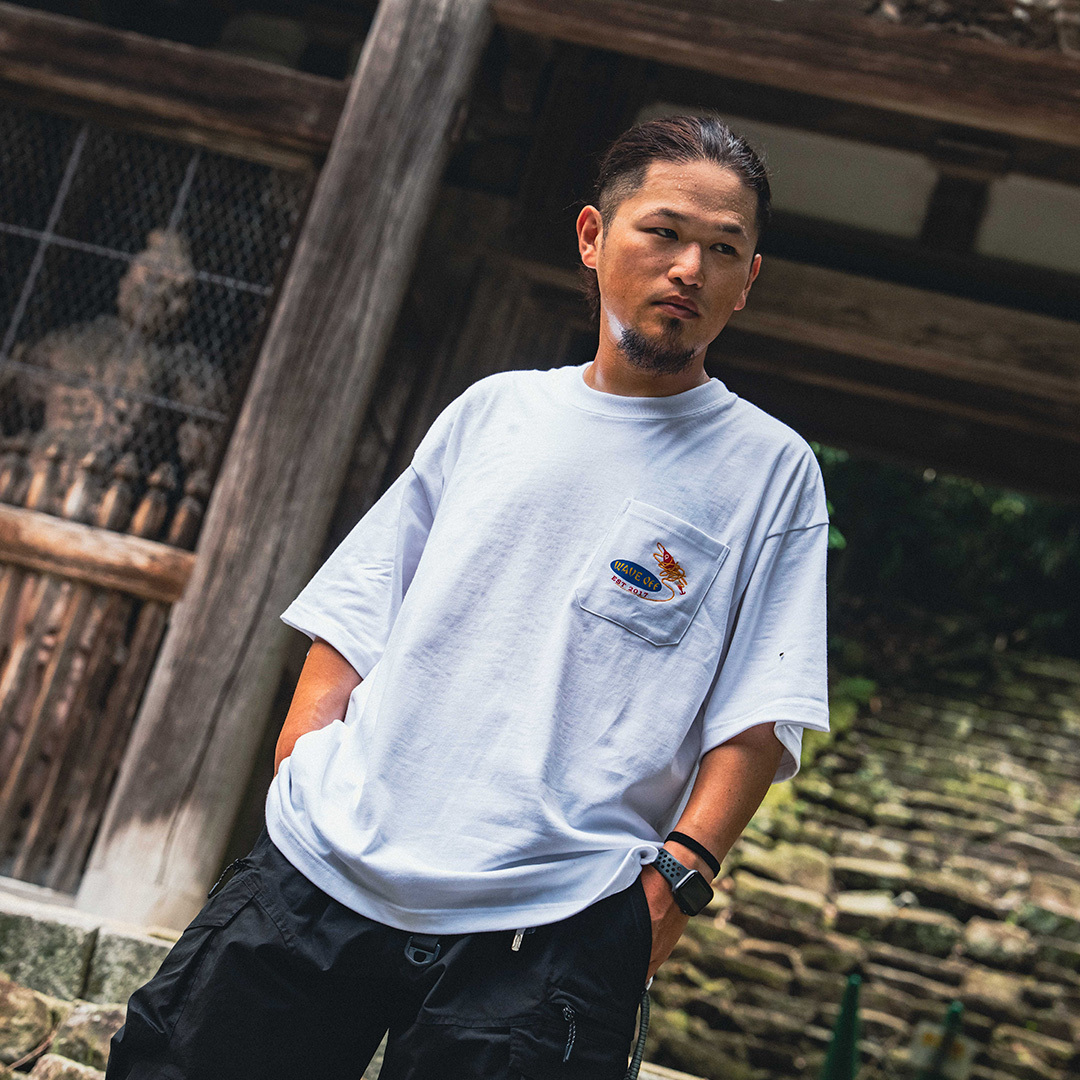 ｜WAVE OFF｜炒米粉 短袖 - (白/米)