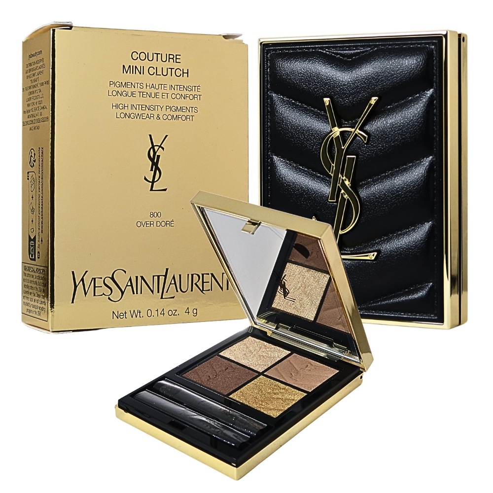 YSL 時尚4色眼影盤 4g #800 Over Noir