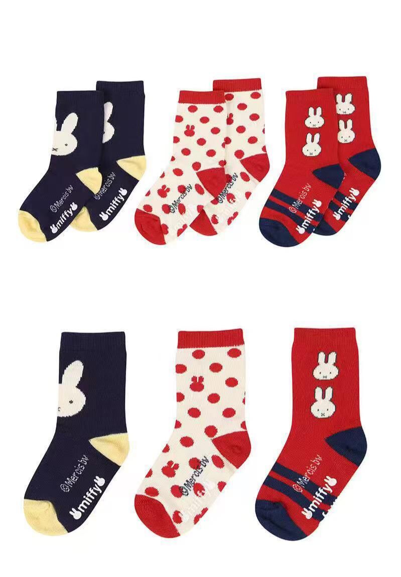 韓單 miffy襪 (1組3對)