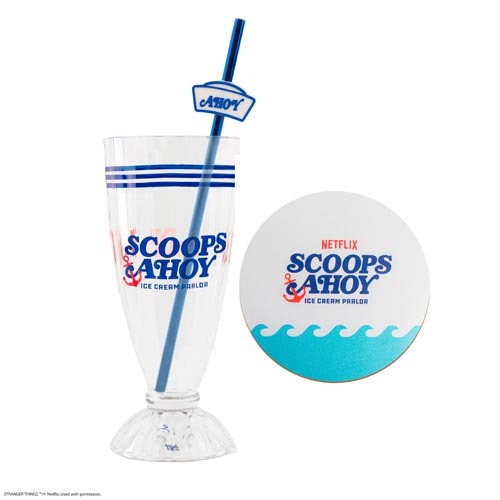 怪奇物語 - Scoops Ahoy 奶昔玻璃杯套組