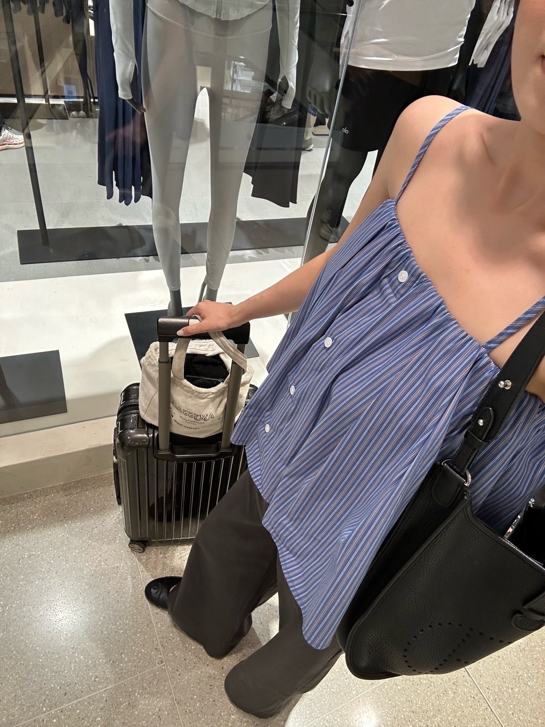 【韓國連線款】時髦直條紋小背心