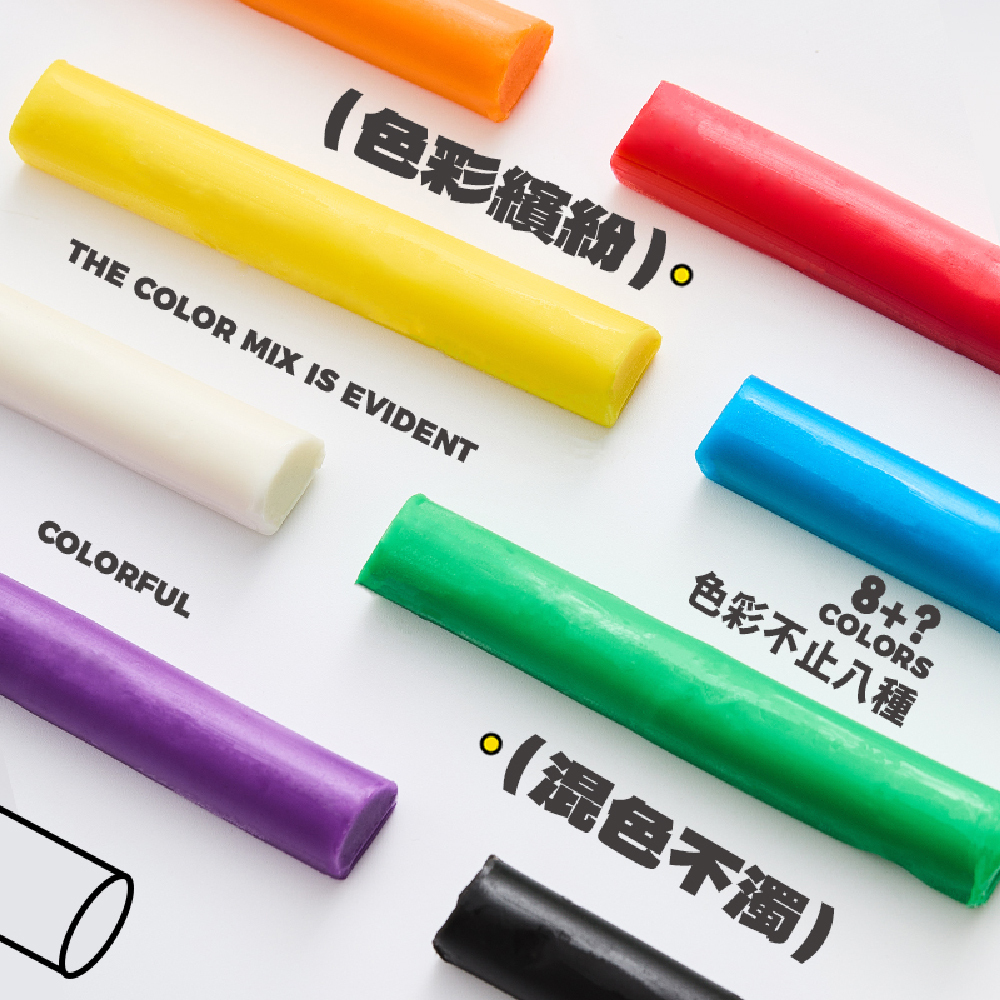 【童心星球】英國 Flowermonaco  不乾的兒童溫感黏土 8色