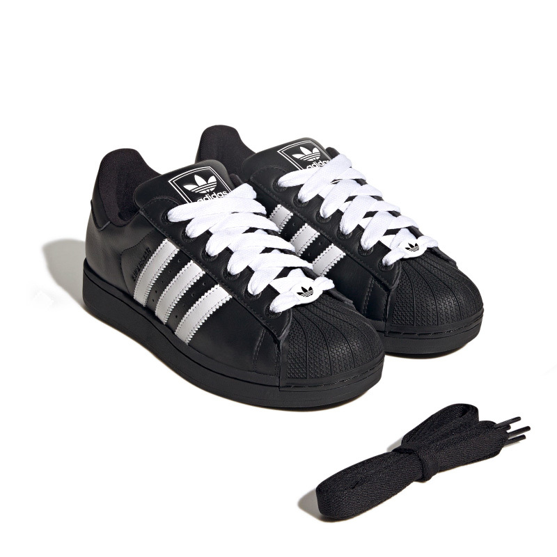 Adidas originals superstar 2 貝殼頭 黑白 經典三線 男女鞋 KK4474 [台灣現貨]