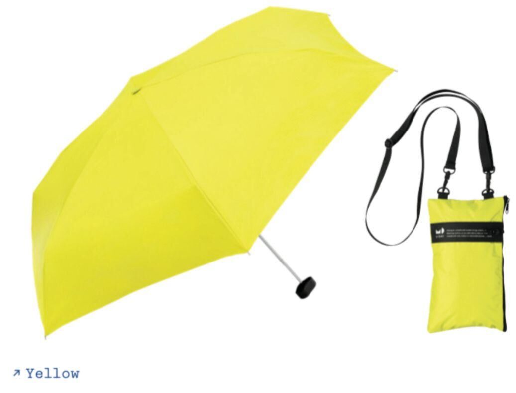 U-DAY Multi Sacoche Umbrella Plain Color Mini (B3 Yellow) (B4 Ivory) -0820UA03-雨傘